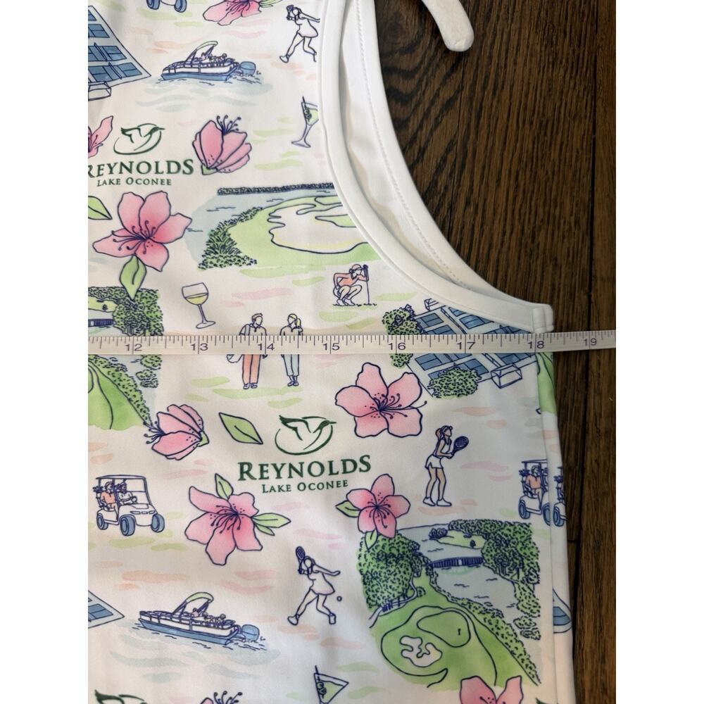 Smith & Quinn Custom Reynolds Lake Oconee Sleeveless Golf Shirt Women's L NEW - Picture 6 of 12